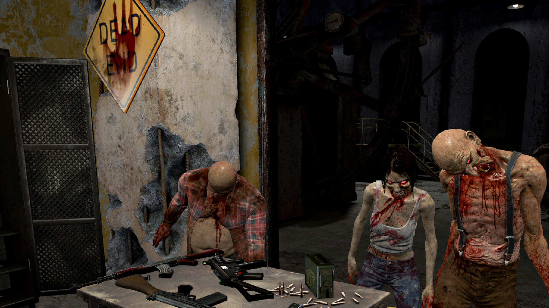 Zombie Urban Factory Background